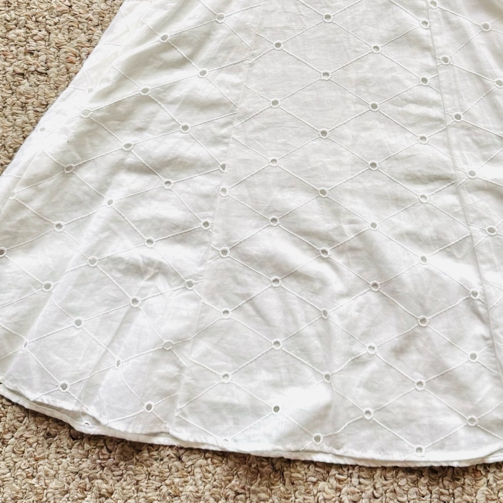 Zara Strappy Mini Dress with Eyelet Embroidery Size XS - Picture 8 of 8